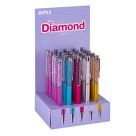 EXPOSITOR BOLIGRAFOS DIAMOND 25 UNIDADES