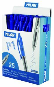 BOLIGRAFO MILAN AUTOMATICO AZUL