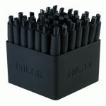 BOLIGRAFO MILAN P1 MINI RUBBER TOUCH NEGRO
