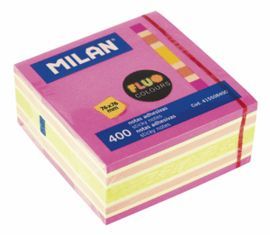 400 NOTAS ADHES. 76X76 FLUO