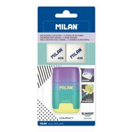 BLISTER AFILABORRA COMPACT SUNSET TURQUESA + 2 GOM