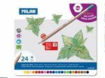 CAJA METAL 24 PINTURAS MINA GRANDE MILAN