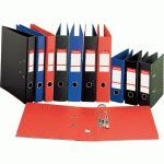 ARCHIVADOR Fº PLASTICO 70MM RADO ROJO