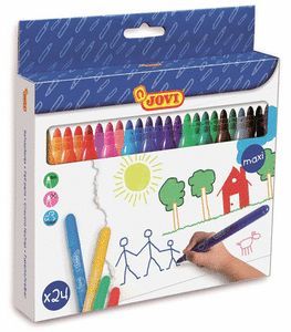 ROTULADOR JOVI MAXI 1724 C/24 COLORES SURTIDOS