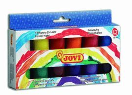 TEMPERA JOVI 15 ML 12 COLORES SURTIDOS