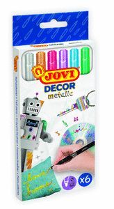 ROTULADOR JOVIDECOR METALIC 6UD SURTIDO