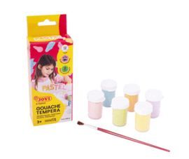 TEMPERA ESCOLAR JOVI 15 ML 6 COLORES PASTEL