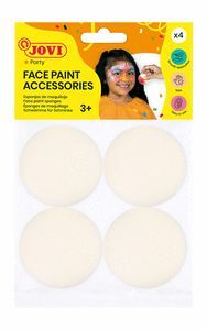 BOLSA 4 ESPONJAS JOVI MAQUILLAJE FACE PAINT