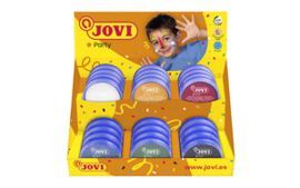 EXPOSITOR 24 MAQUILLAJE CREMA FACE PAINT 6 COLORES