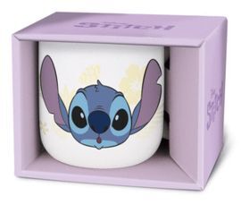 TAZA CERAMICA 400ML STITCH PALMS + CAJA REGALO YOU