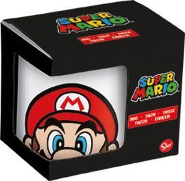 TAZA CERAMICA 325 ML EN CAJA REGALO SUPER MARIO