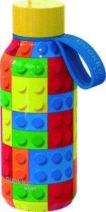 QUOKKA KIDS BOTELLA TERMO SOLID CON ASA BLOCKS 330