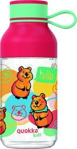 QUOKKA KIDS BOTELLA TRITAN ICE CON ASA HAPPY BEAR