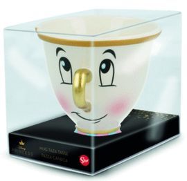 TAZA CERAMICA 190ML CHIP LA BELLA Y LA BESTIA CAJA
