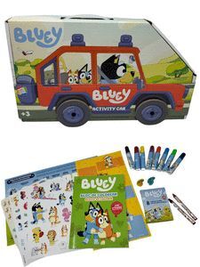 COCHE ACTIVIDADES BLUEY DE LA FAMILIA HEELER