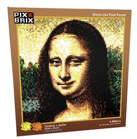 PIX BRIX PIXEL ART MOSAICO MONA LISA 6400 PIEZAS