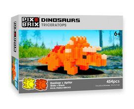 PIX BRIX PIXEL ART TRICERATOPS 454 PIEZAS