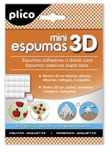 MINI ESPUMAS 3D ADHESIVAS DOBLE CARA