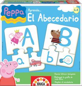 EDUCA PUZZLE APRENDO ABECEDARIO PEPPA PIG