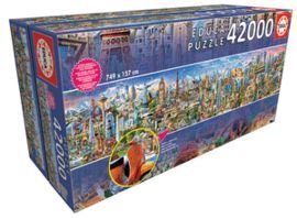 PUZZLE EDUCA 42000 PIEZAS LA VUELTA AL MUNDO