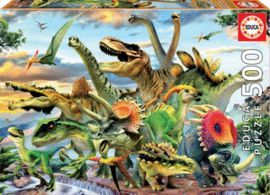 PUZZLE EDUCA 500 PIEZAS DINOSAURIOS