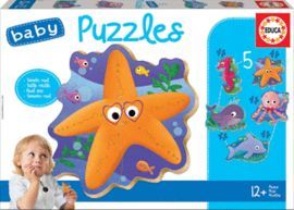 PUZZLE ANIMALES DEL MAR BABY