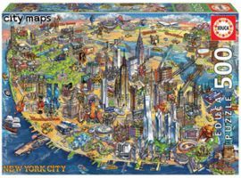PUZZLE EDUCA 500 PIEZAS MAPA DE NUEVA YORK CITY MA