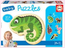 PUZZLE EDUCA INFANTIL ANIMALES TROPICALES
