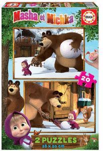 PUZZLE 2X20 MASHA   MICKA