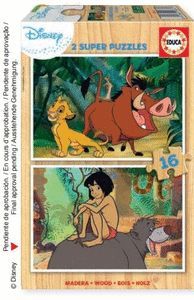 PUZZLE EDUCA MADERA 2X16 DISNEY CLASSICS