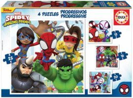 PUZZLES PROGRESIVOS SPIDEY   HIS AMAZING FRIENDS 1
