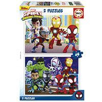PUZZLE 2X48 SPIDEY   AMAZING FRIENDS