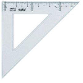 ESCUADRA CRISTAL SAFTA 20CM