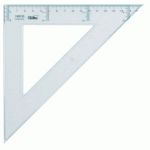 ESCUADRA CRISTAL 25 CM