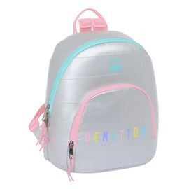 MINI MOCHILA PASEO BENETTON SILVER