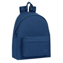 MOCHILA SAFTA BASICS AZUL MARINO