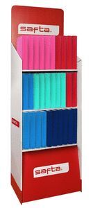 EXPOSITOR DE PIE CARPEBLOC COLORES SOLIDOS 30 UDS