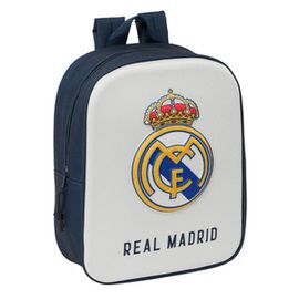 MOCHILA GUARDERIA 3D 22CM REAL MADRID