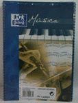 CUADERNO MUSICA Fº 20H OXFORD SCHOOL 15 PENTAGRAMA