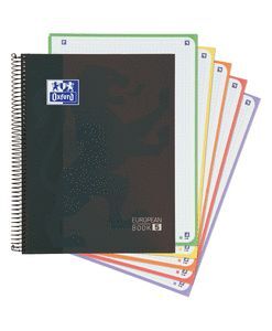 BLOC EUROPEANBOOK5 NEGRO SCHOOL 120 A4+ 50  HOJAS