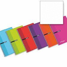 BLOC ESPIRAL FOLIO 80H TAPA DURA LISO COLORES SURT