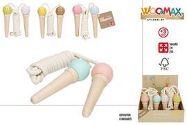 EXPOSITOR 8 COMBAS MADERA 2.5 M WOOMAX SURTIDAS