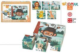 ROMPECABEZAS DE ANIMALES 10X10 CM WOOMAX ZOOKABEE