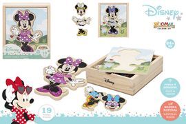 DISNEY PUZZLE MADERA TRAJES 19 PIEZAS WOOMAX MINNI