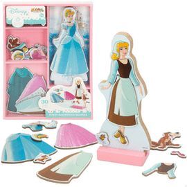 WOOMAX DISNEY JUEGO VESTIDOS MADERA MAGN 22X30CM P