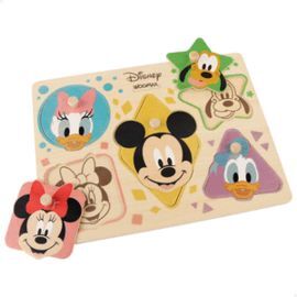 PUZZLE ENCAJABLE DISNEY 30X22CM +24M