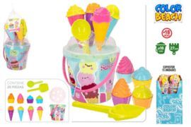 SET CUBO PLAYA 18 SWEET 20 PIEZAS