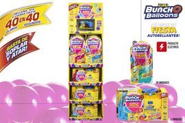 EXPOSITOR 20 PAQUETES 24 GLOBOS Y 6 BOMBAS PARTY B
