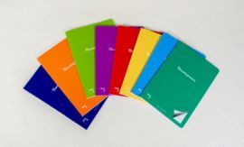 LIBRETA 4º 48H 90GR PAUTA 2.5MM COLORES SURTIDOS