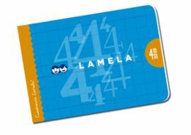 LIBRETA CUARTO LAMELA CUADROVIA 4MM 30H APAISADA 0